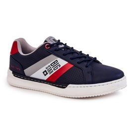 Classic Herren Sportschuhe Memory Foam Big Star KK174058 Marineblau 1