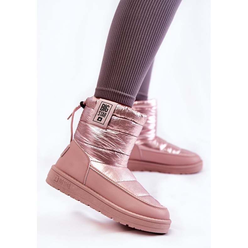 Schneestiefel für Damen Big Star II274119 Pink rosa 2