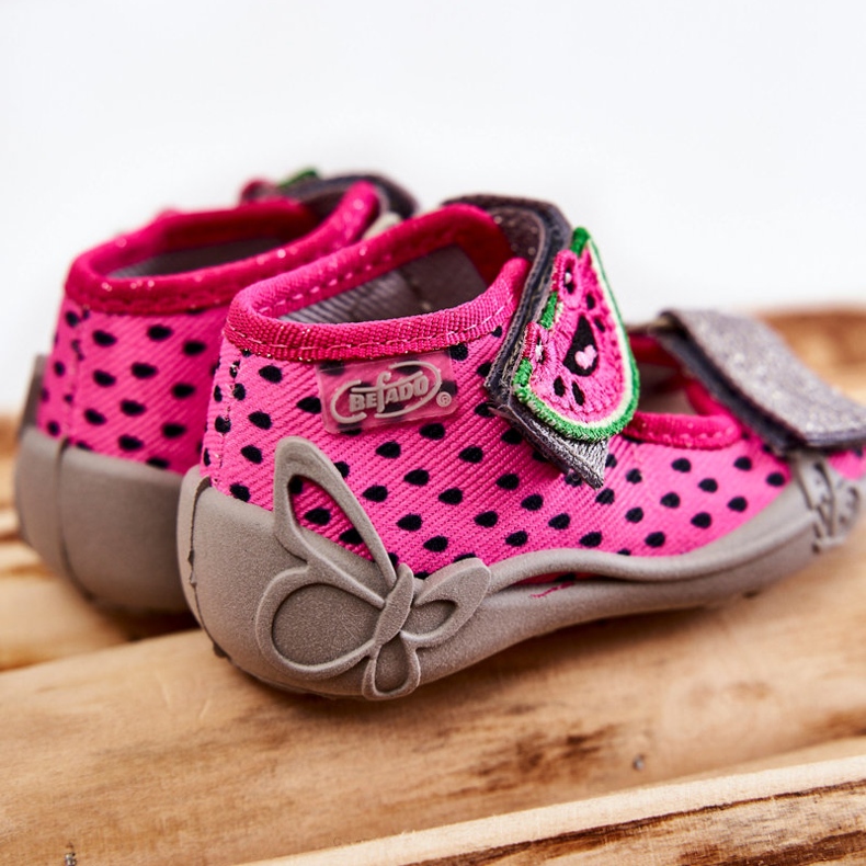 BEFADO S.A. Sandalen auf Klettverschluss Wassermelone Befado 342P045 Pink rosa 2