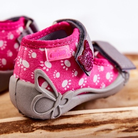 BEFADO S.A. Sandalen Hausschuhe Befado Velcro Paws 242P108 Pink rosa 2