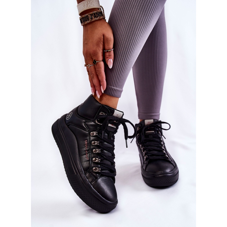 Damen High Sneakers Cross Jeans KK2R4029C Schwarz 1