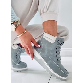 BM Isolierte Stiefel von Germano L. GREY grau 2