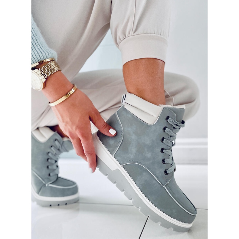 BM Isolierte Stiefel von Germano L. GREY grau 2