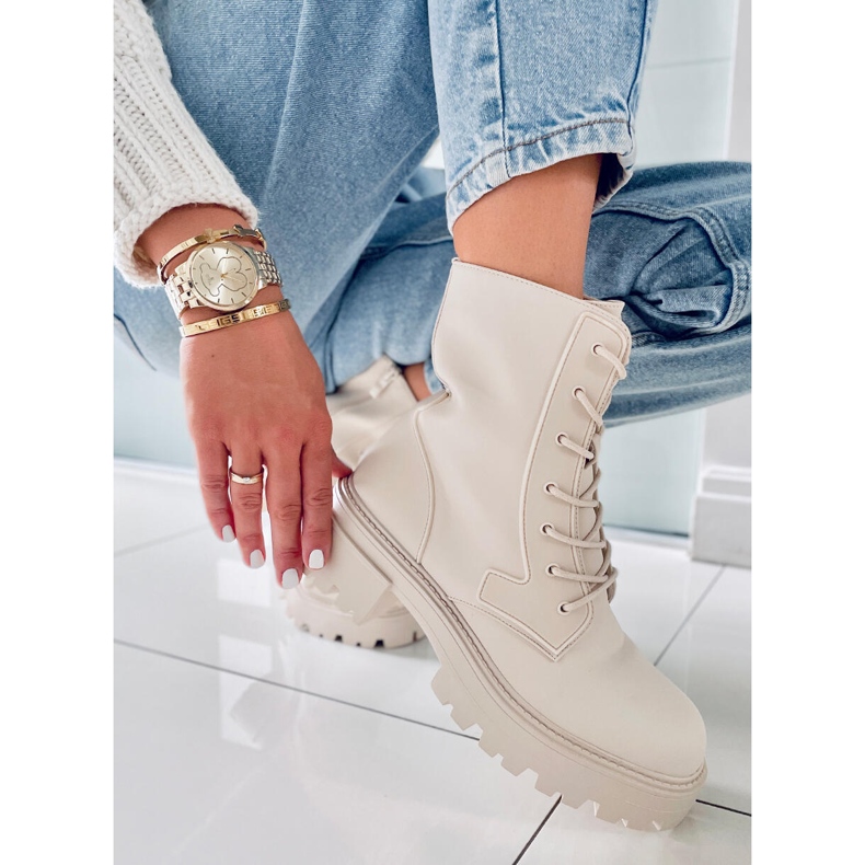 BM Schnürstiefel Tamar Beige 2