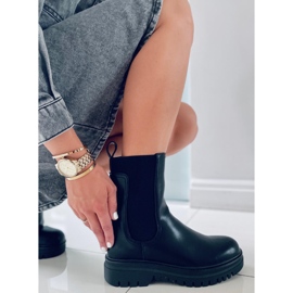 BM Hohe Chelsea-Stiefel Erde Schwarz 2