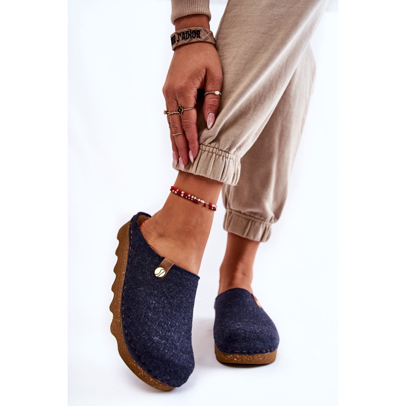 Hausschuhe Prophylaxe-Hausschuhe Inblu DK-08-041 Marineblau 2