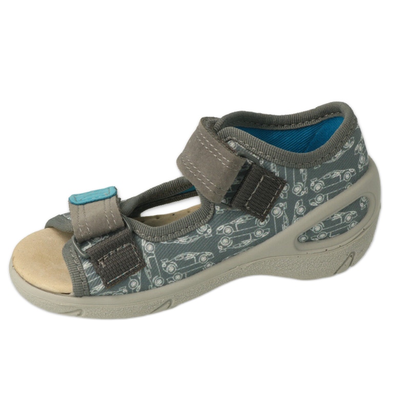 Befado Kinderschuhe VE 065P169 Grau blau 1