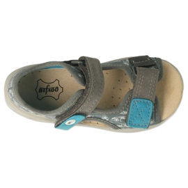 Befado Kinderschuhe VE 065P169 Grau blau 3