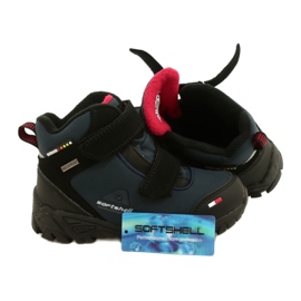 American Club Softshell Boys mit einer wt70 dunkelblauen Membran schwarz 4