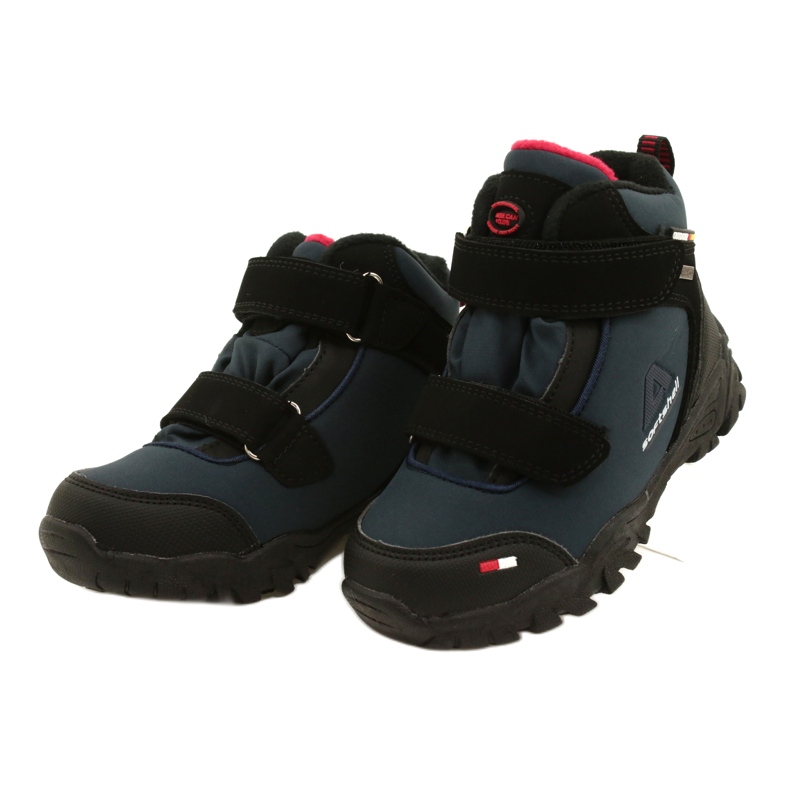 American Club Softshell Boys mit einer wt70 dunkelblauen Membran schwarz 2