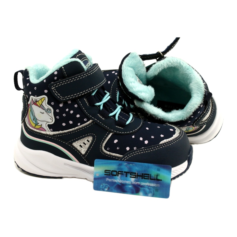 American Club Softshell wasserdichte Sportschuhe mit einer Membrane RL93/22 Marineblau 1