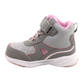 American Club Sportschuhe der Mädchen mit einer RL92/22 Grey-Pink-Membran rosa 2