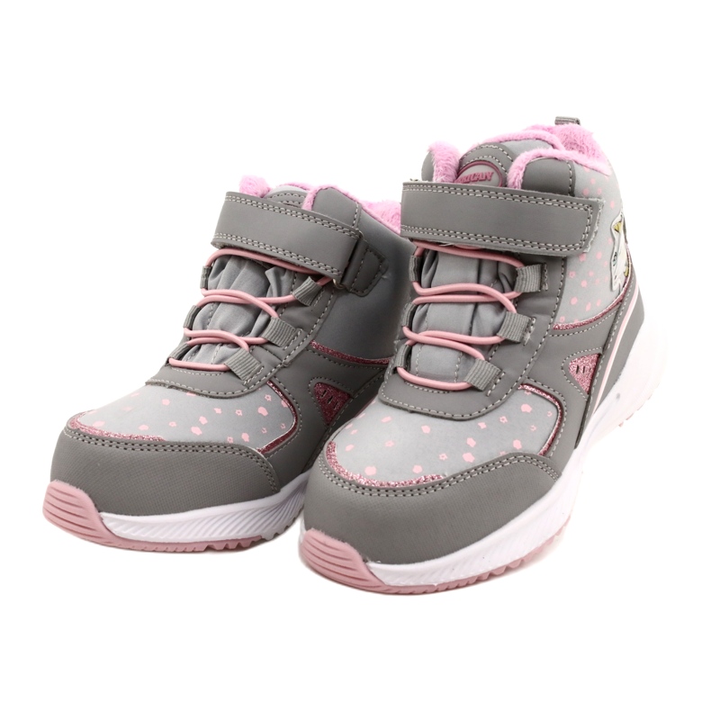 American Club Sportschuhe der Mädchen mit einer RL92/22 Grey-Pink-Membran rosa 3