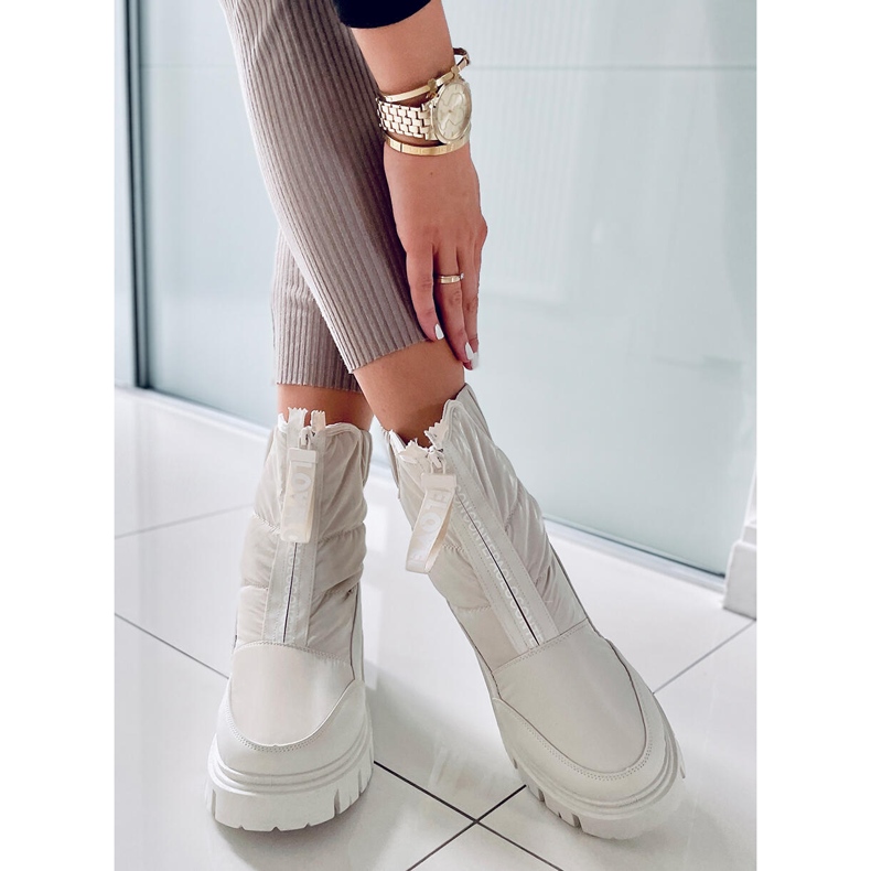 PA1 Isolierte Schneestiefel Joanie Beige 1