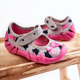 BEFADO S.A. Befado Ballerinas Cats 109N247 Grau-Rosa 2