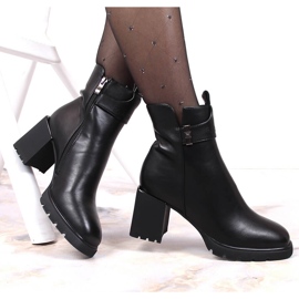Schwarz Schwarze Filippo Chelsea-Stiefel für Damen auf der Post 1