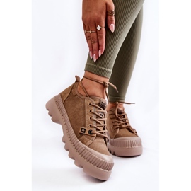 Wildleder Sportschuhe Big Star KK274511 Beige 1