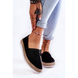 Damen Sneakers Slip On Big Star KK276008 Schwarz 1