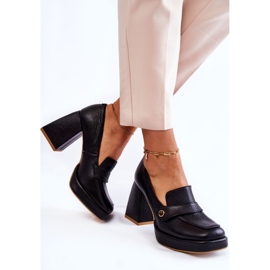 Lewski Shoes Lederpumps Lewski Schuhe 3195/2 Schwarz 1