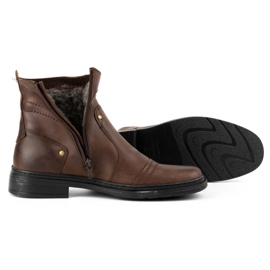 Polbut Isolierte Winter-Chelsea-Stiefel für Herren 252 braun 3