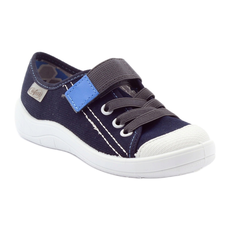 Hausschuhe Jungen Turnschuhe, Rüben, Befado 251x047 weiß mehrfarbig blau grau 2