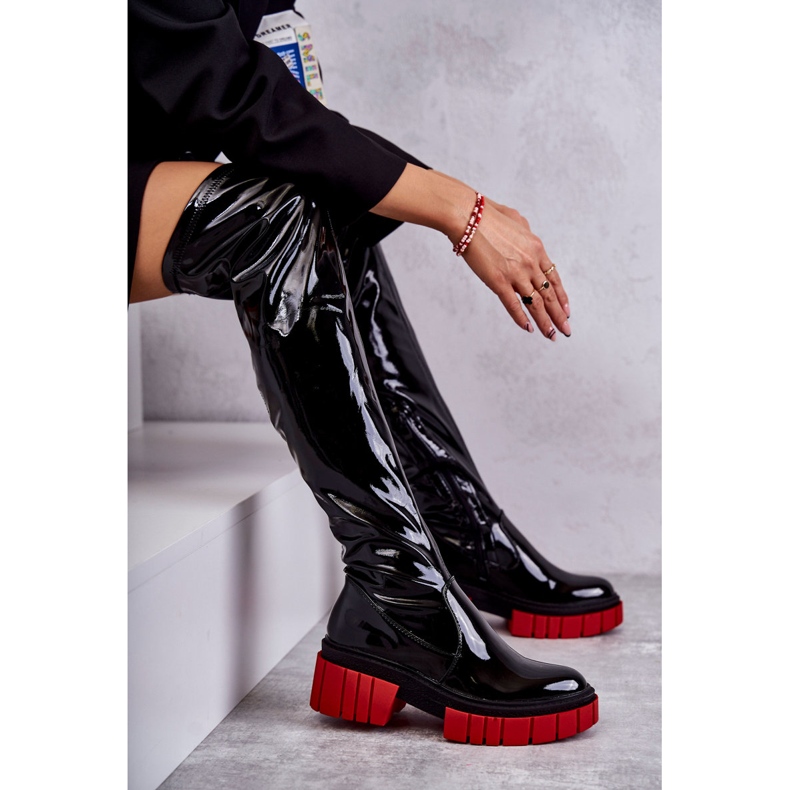 PS1 Patent Damenstiefel Schwarz Callen 4