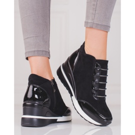 W. Potocki Potocki Damen Sportstiefel mit Isolierung schwarz 1