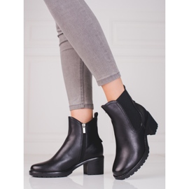 Schwarze Shelovet Chelsea Boots für Damen auf der Post 1