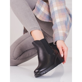 Schwarze Shelovet Chelsea Boots für Damen auf der Post 2