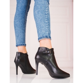 Eleganter Stiefel auf hohem Absatz von Sergio Leone schwarz 2