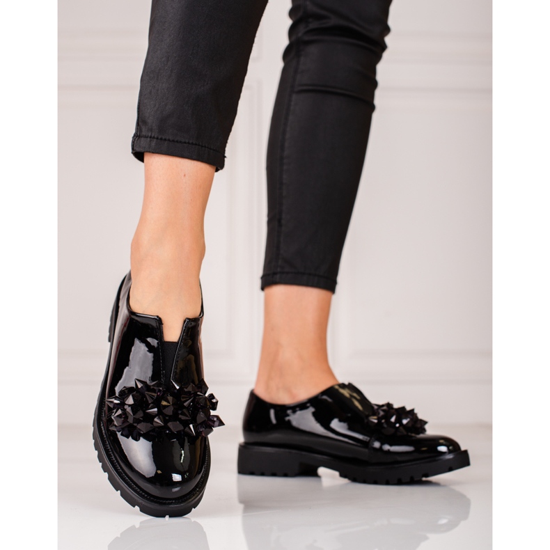 Lackschuhe für Damen auf der Shelovet-Plattform schwarz 1