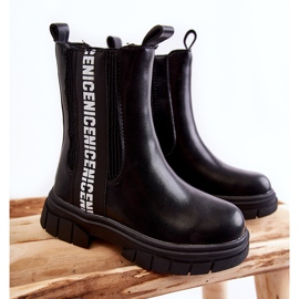 Hohe warme Kinderstiefel Schwarz Kimmy 1