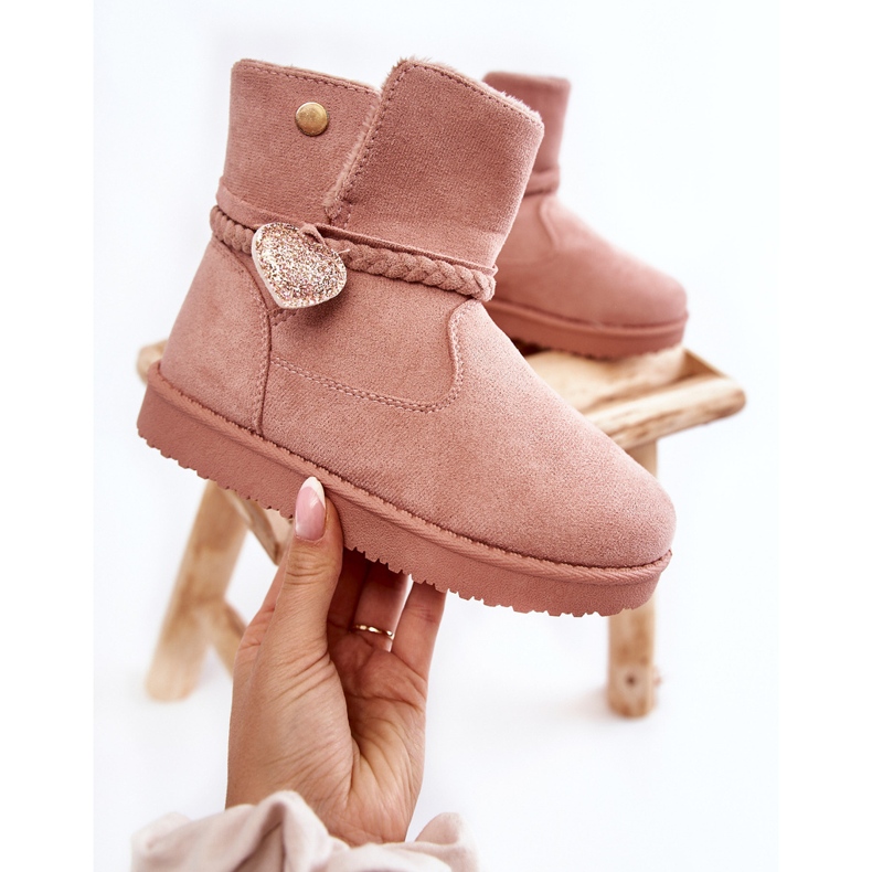 Vinceza Schneestiefel für Kinder Rosa Mai 1
