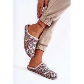 Hausgemachte Hausschuhe in Katzen Inblu GF-12-011 Beige braun mehrfarbig 2