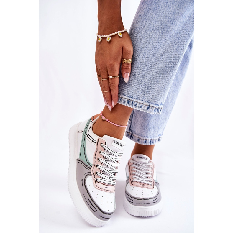 Vinceza Damen Low Sportschuhe Multicolor Solveig mehrfarbig 1