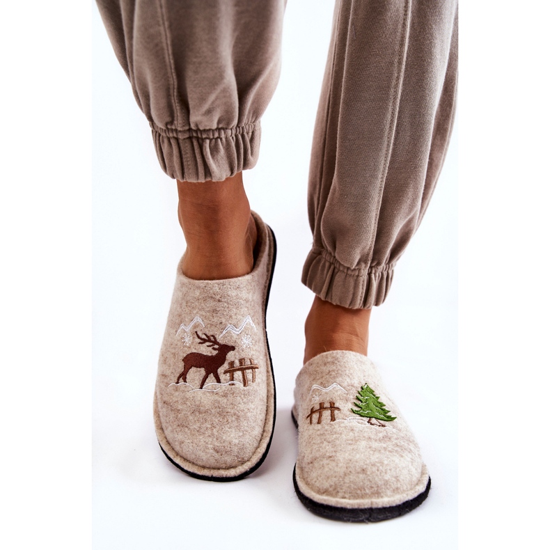 Hausschuhe Big Star KK276016 Beige 2