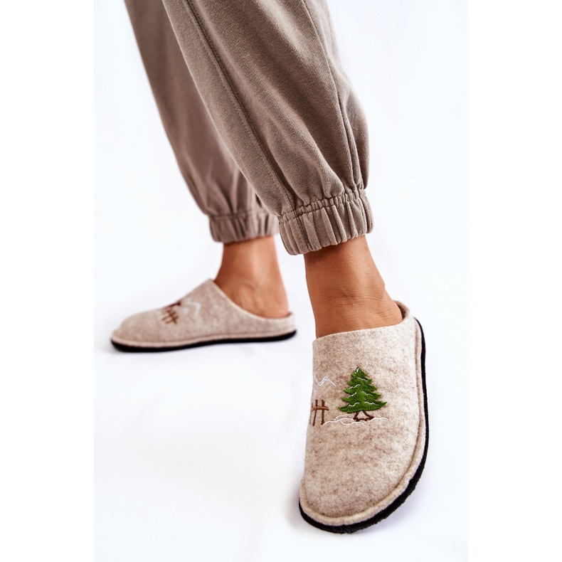 Hausschuhe Big Star KK276016 Beige 1