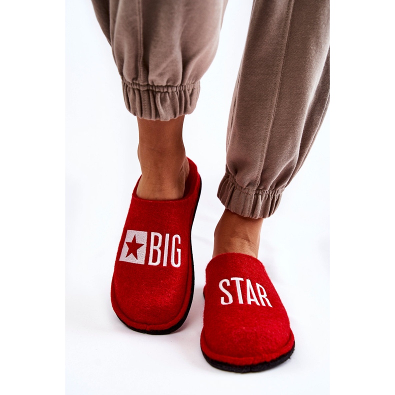 Hausschuhe Big Star KK276022 Rot 1