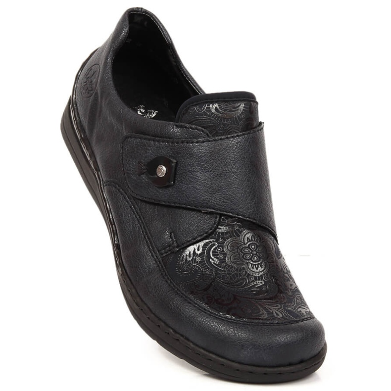 Damenschuhe mit Klettverschluss marineblau Rieker 48951-14 1