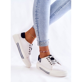Damen Sneakers Memory Foam System Big Star KK276002 Weiß 1