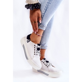 Damen Sneakers Memory Foam System Big Star KK276002 Weiß 3