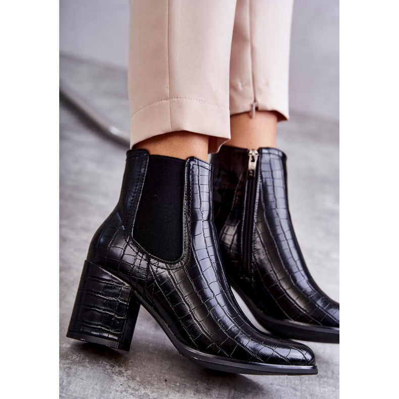 PL4 Schlangenlederstiefel La.Fi 260038B-XC Schwarz 260038B-XC 5