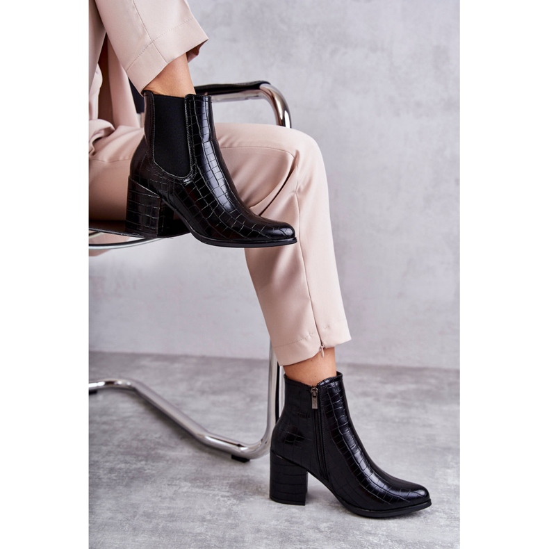 PL4 Schlangenlederstiefel La.Fi 260038B-XC Schwarz 260038B-XC 4