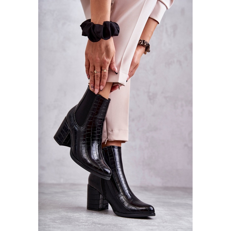 PL4 Schlangenlederstiefel La.Fi 260038B-XC Schwarz 260038B-XC 3