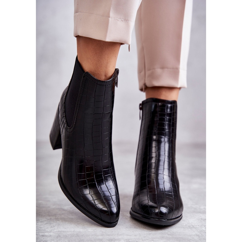 PL4 Schlangenlederstiefel La.Fi 260038B-XC Schwarz 260038B-XC 1