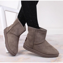 Eskimostiefel für Damen mit isoliertem Wildleder NEWS braun 1