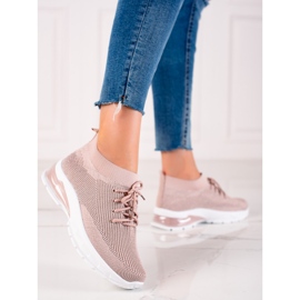 W. Potocki Sportschuhe mit Brokat Potocki rosa 1