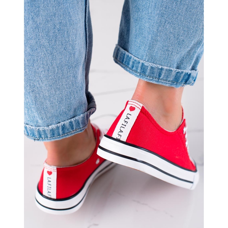 Klassischer LA.FI Sneaker rot 1