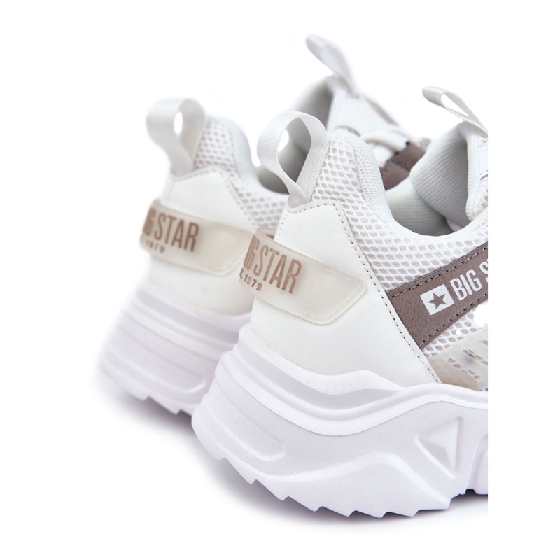 Leichte Herren Sportschuhe Big Star KK174055 Weiß 1