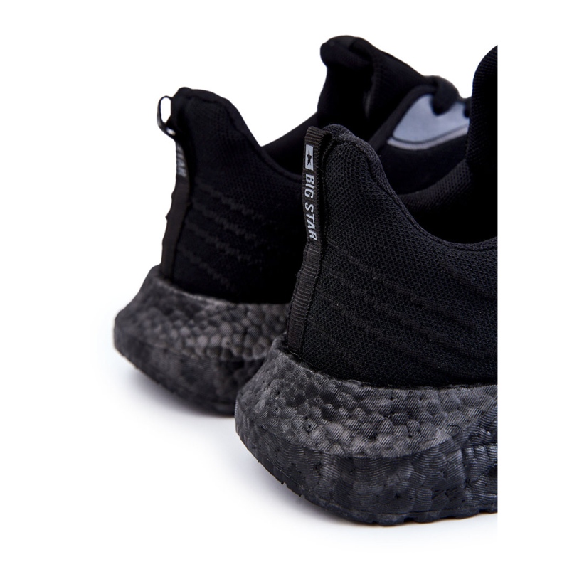 Leichte Herren Sportschuhe Big Star KK174018 Schwarz 1